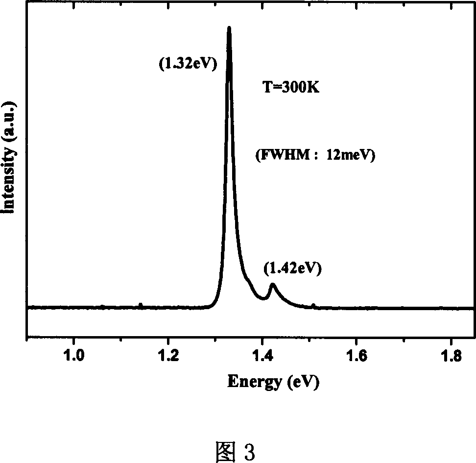 Extension developing method for sub-molecule single layer quanta point laser material