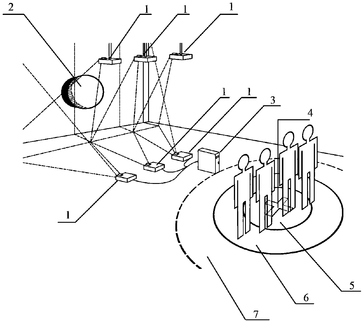 Method for generating three-dimensional virtual animation scenes watched through naked eyes