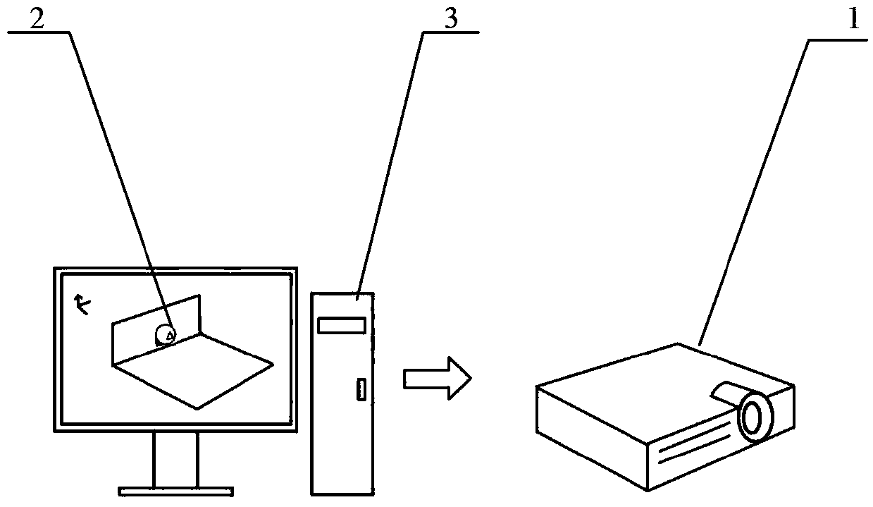 Method for generating three-dimensional virtual animation scenes watched through naked eyes