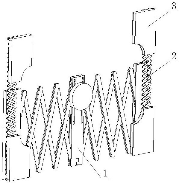 A curtain wall box for a firewall