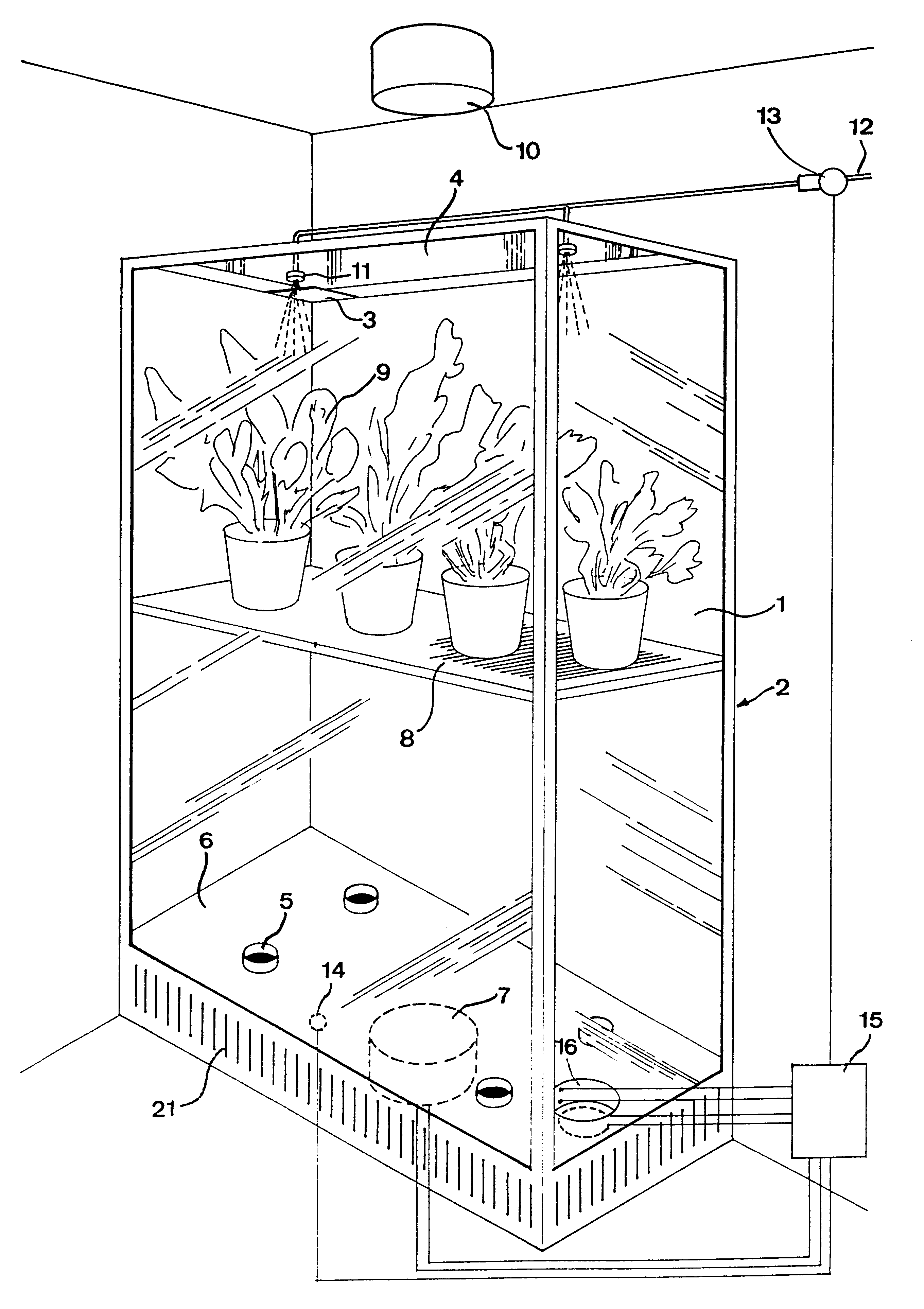 Device for improving the quality of indoor air