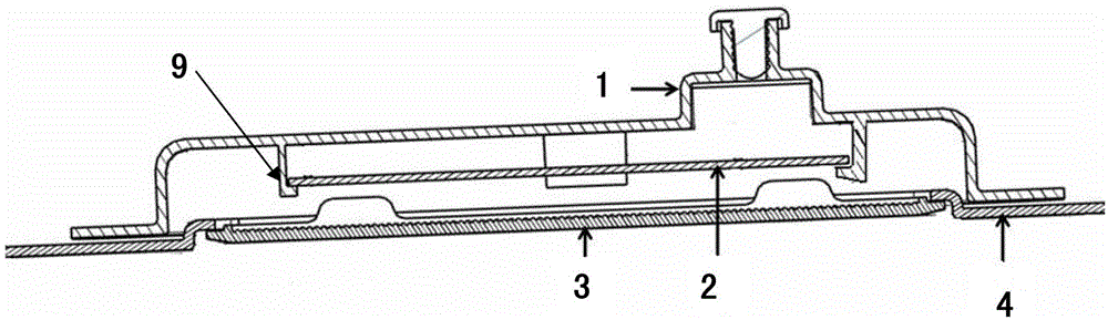 Refrigerator illumination structure and assembly positioning method of refrigerator illumination structure