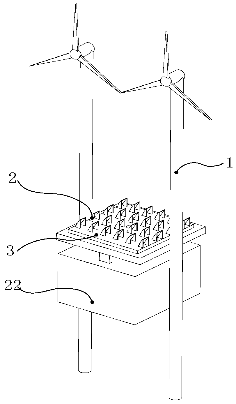 An offshore power generation device