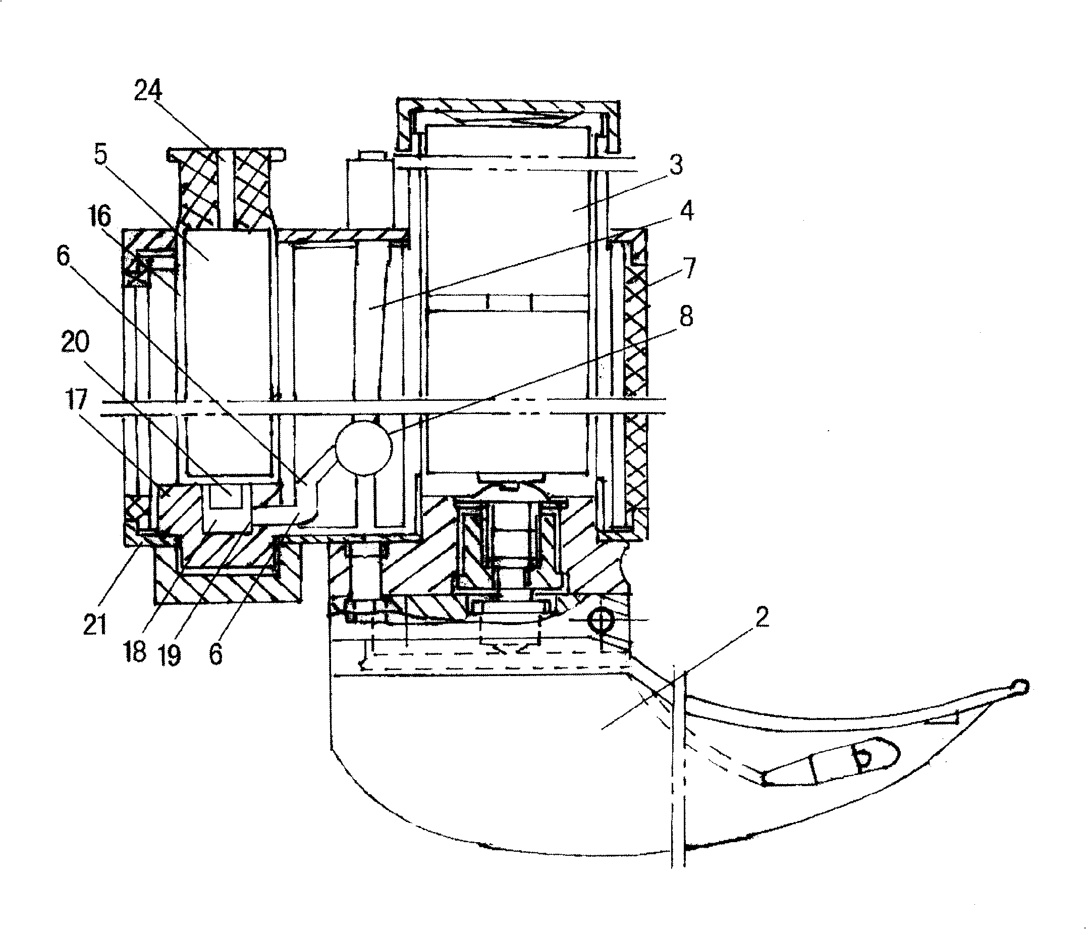 Anaesthetic throat mirrow having hand controlled oxygen spray and medicine spray device