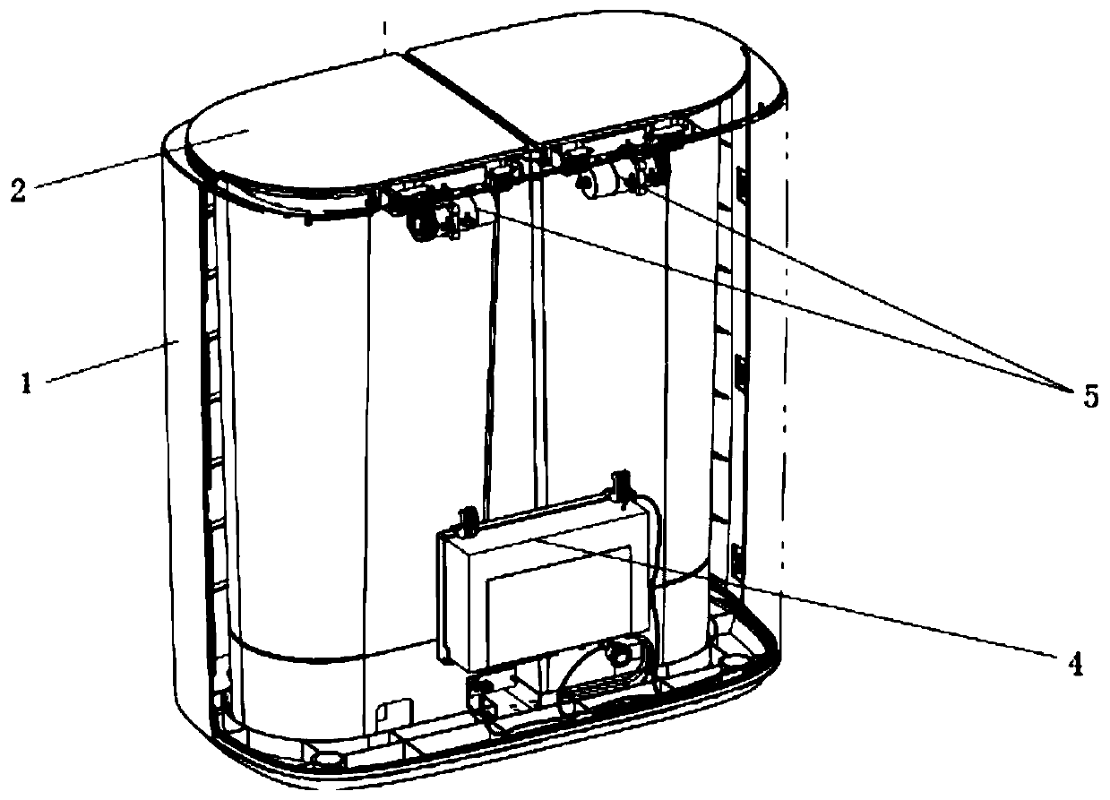 Intelligent garbage can and can body anti-tilting method, device and system thereof