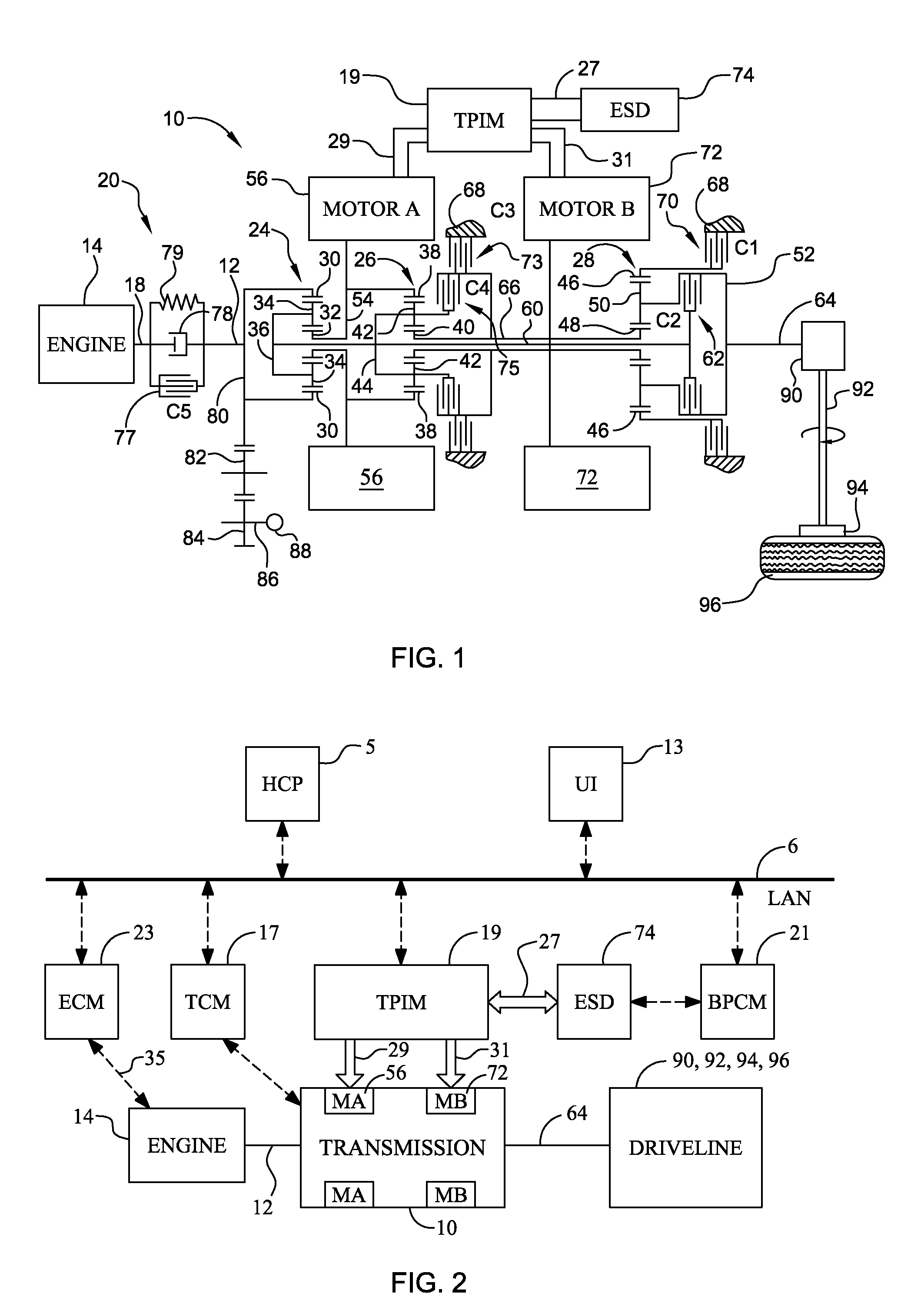 Apparatus and Method for Regulating Active Driveline Damping in Hybrid Vehicle Powertrain