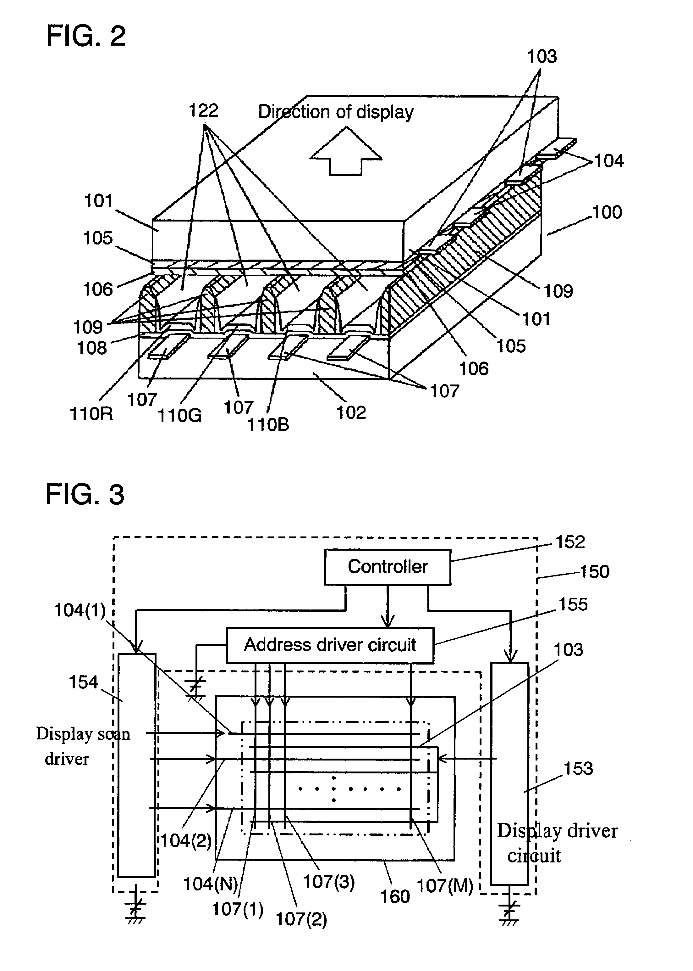 Ba-based blue phosphor material provided with a particle surface coating and plasma display panel using the same