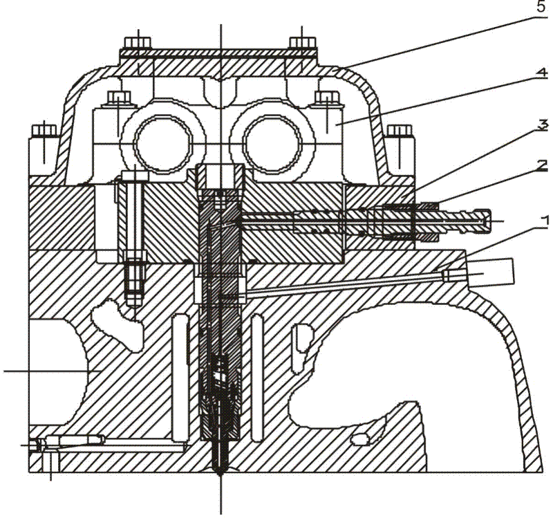 Engine cam shaft bearing frame