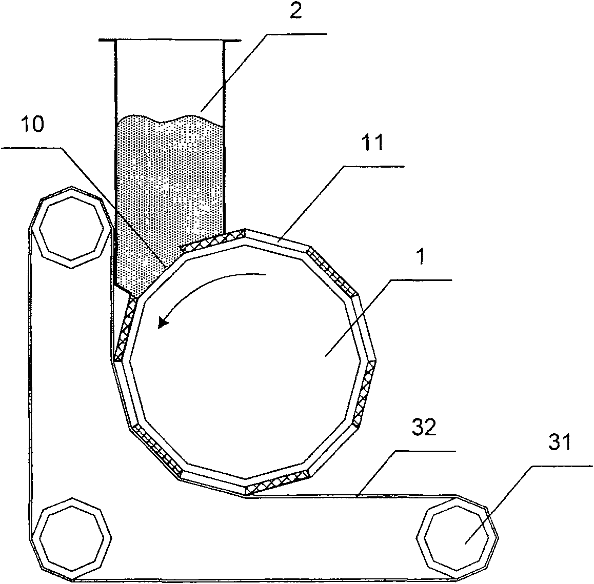 Combined distribution apparatus, convected distribution device and vertical superposed distribution device