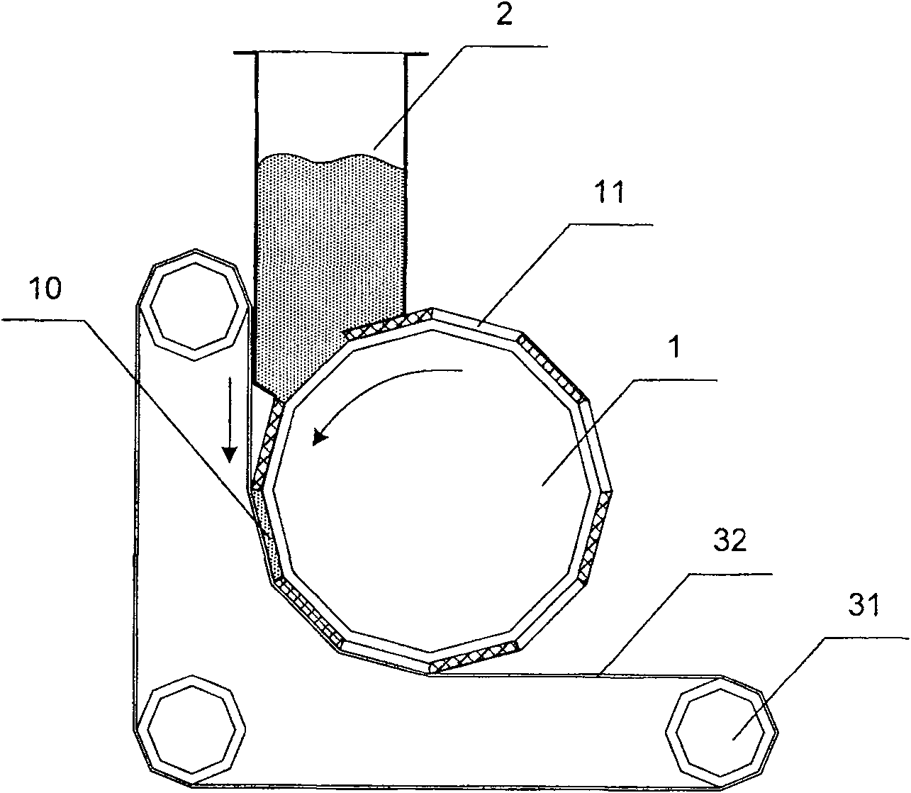 Combined distribution apparatus, convected distribution device and vertical superposed distribution device