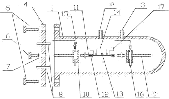 Teaching experimental device for measuring convective heat-transfer coefficient of micro-pipe