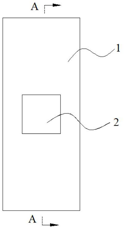 Fabricated decorative plate integrated access hole