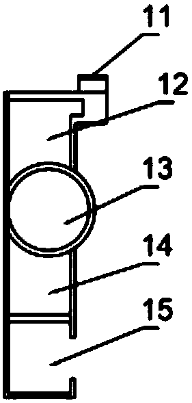 Special directional rod for powder wall machine