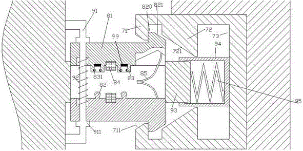 Electric power element locking device with disassembly indication