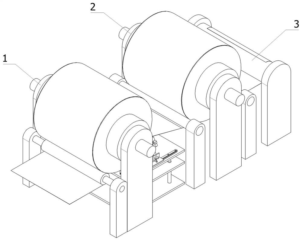 Wrinkling processing equipment for producing masking base paper