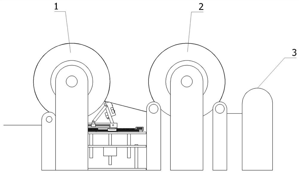 Wrinkling processing equipment for producing masking base paper