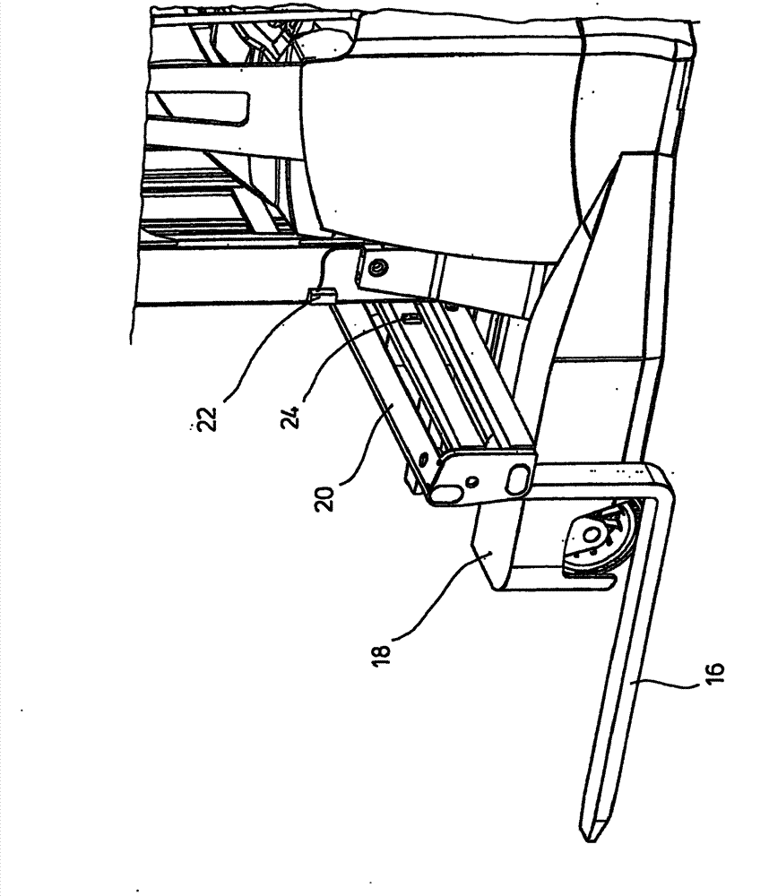 Industrial truck with limit switch assembly