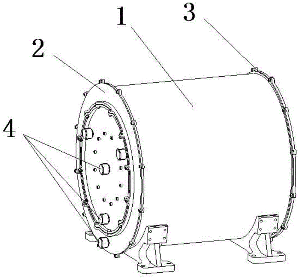 Concentric circle gas separation device