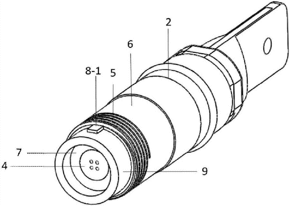 A split type transmission electron microscope sample holder