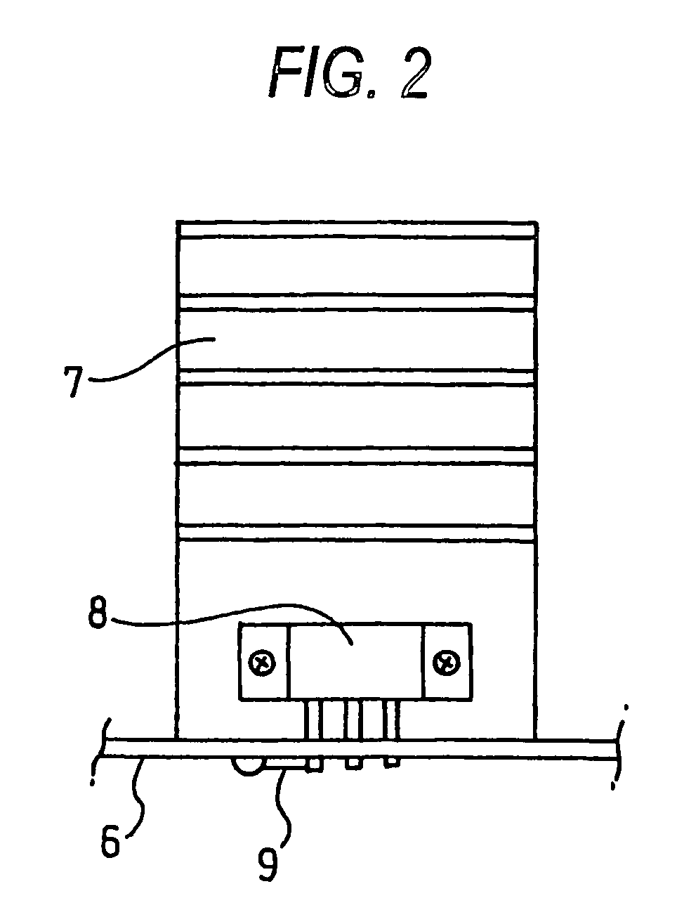 High-frequency dielectric heating device and printed board with thermistor