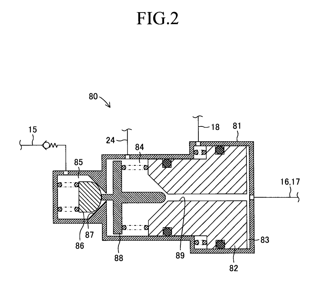 Vehicle brake device