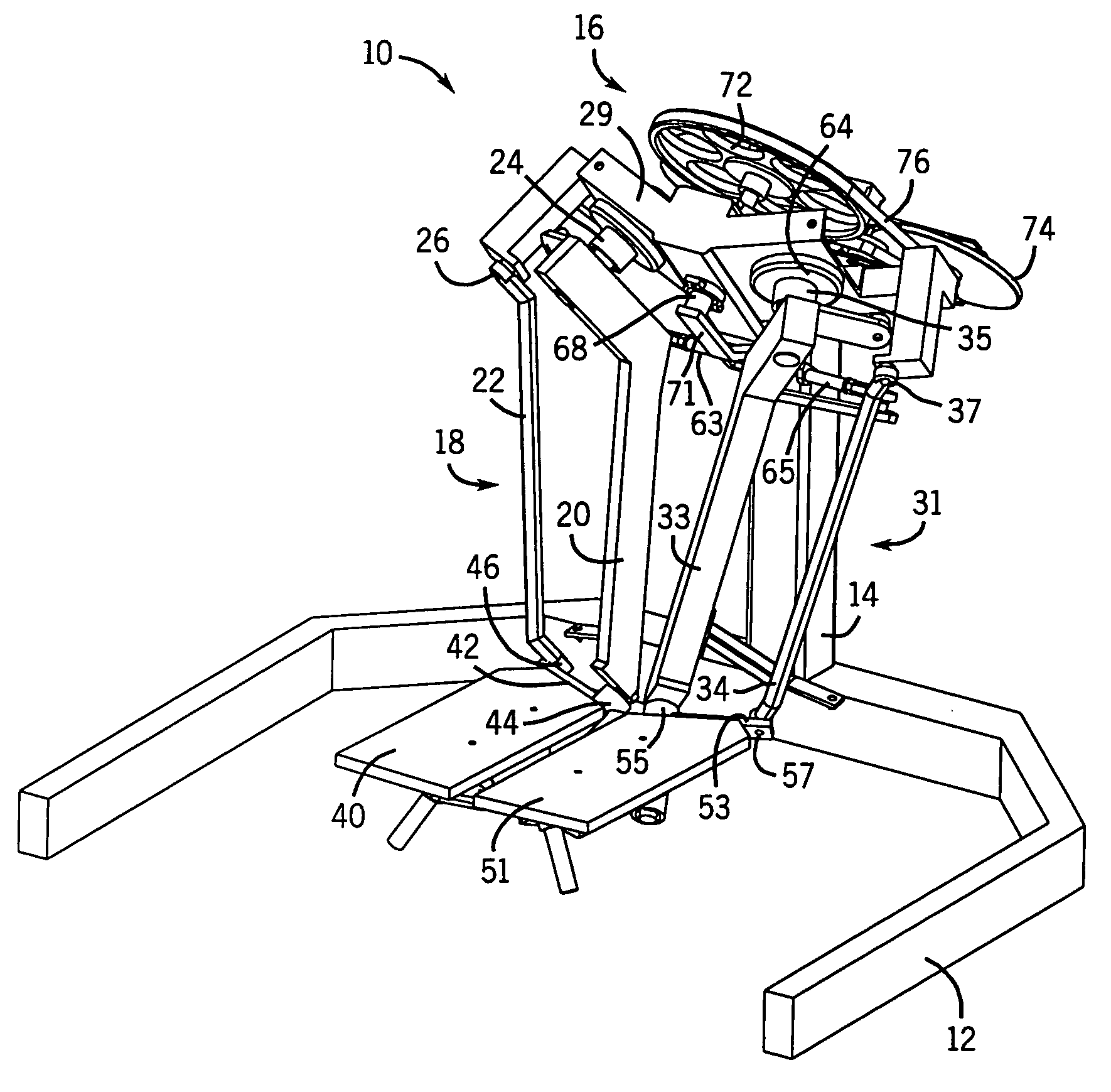 Pendulous exercise device