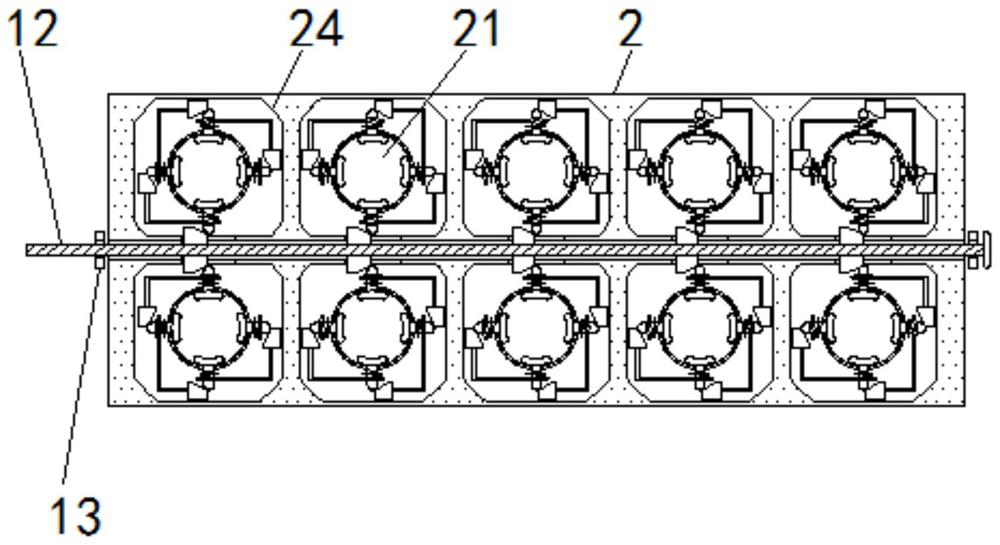 Intensive wavelength division multiplexer capable of arranging and carding wiring