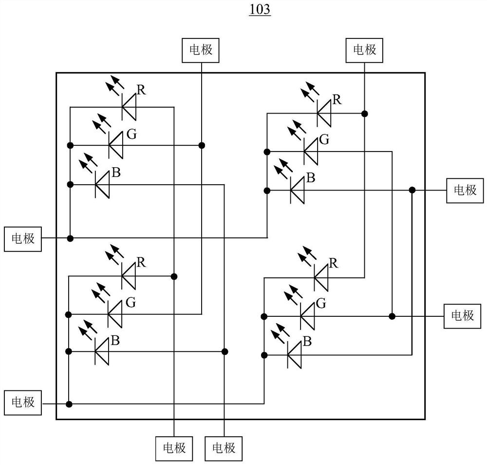 Method, device and system for correcting LED lamp panel