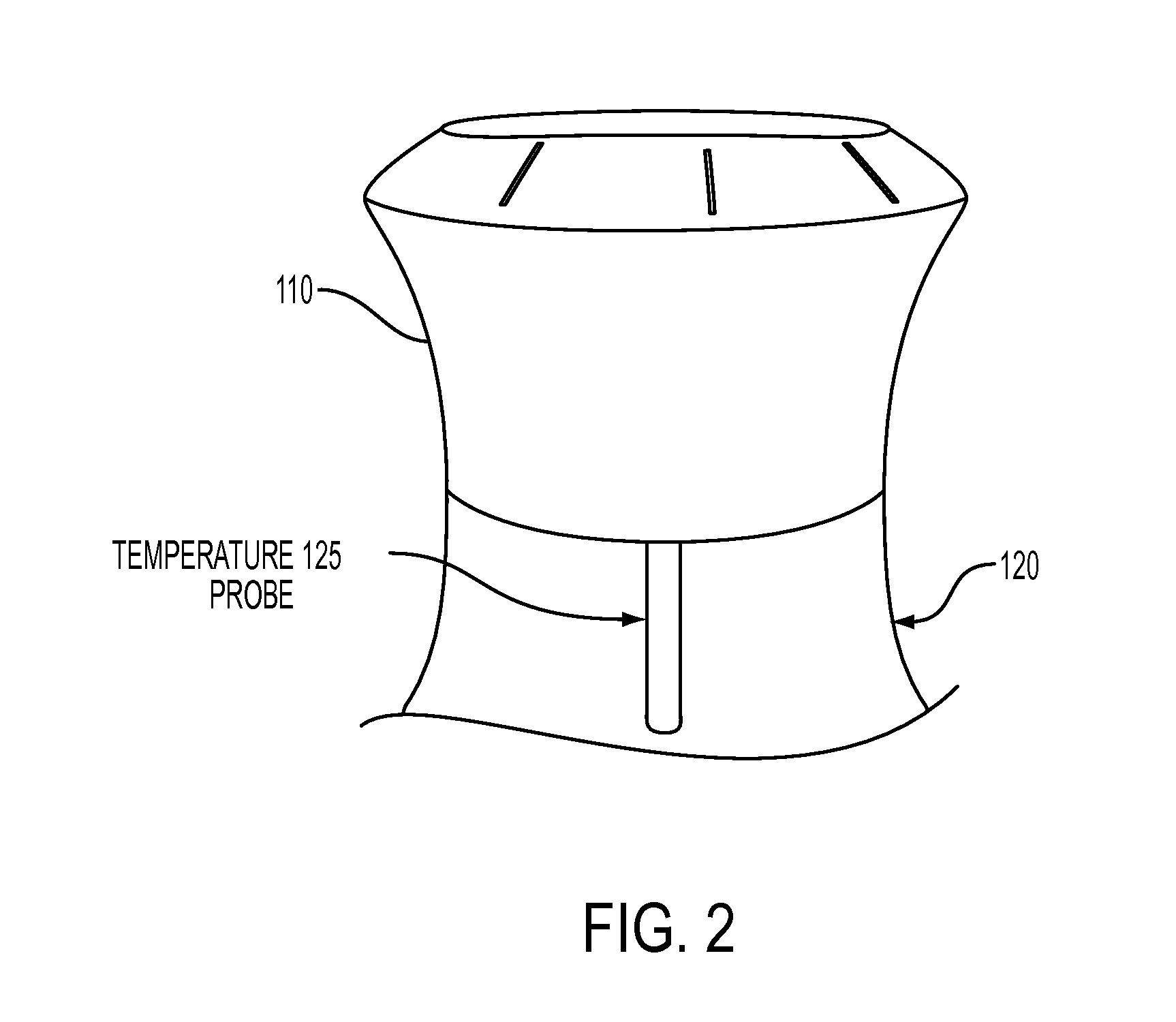 Temperature gauge for displaying the temperature of a cooking surface of cookware