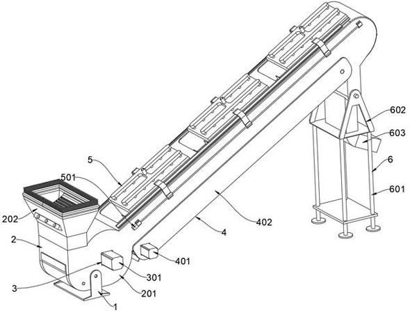 A construction material conveying device