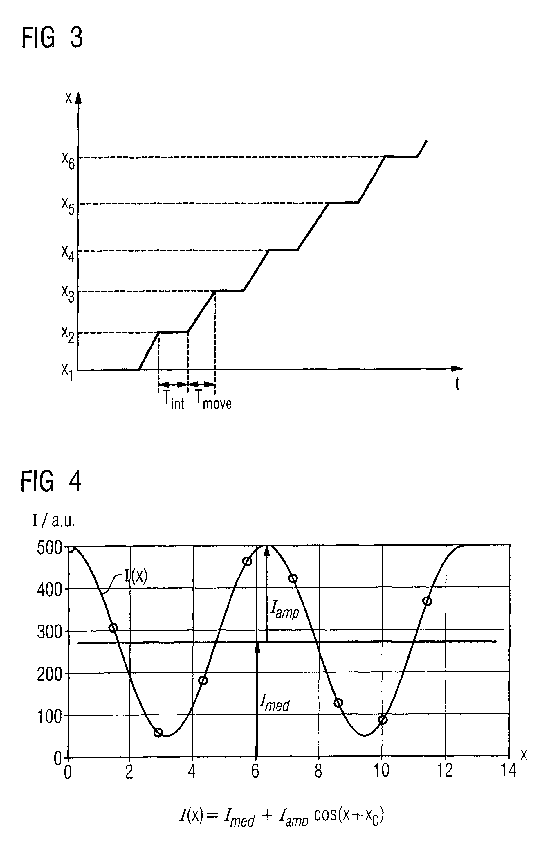 Method to determine phase and/or amplitude between interfering, adjacent x-ray beams in a detector pixel in a talbot interferometer
