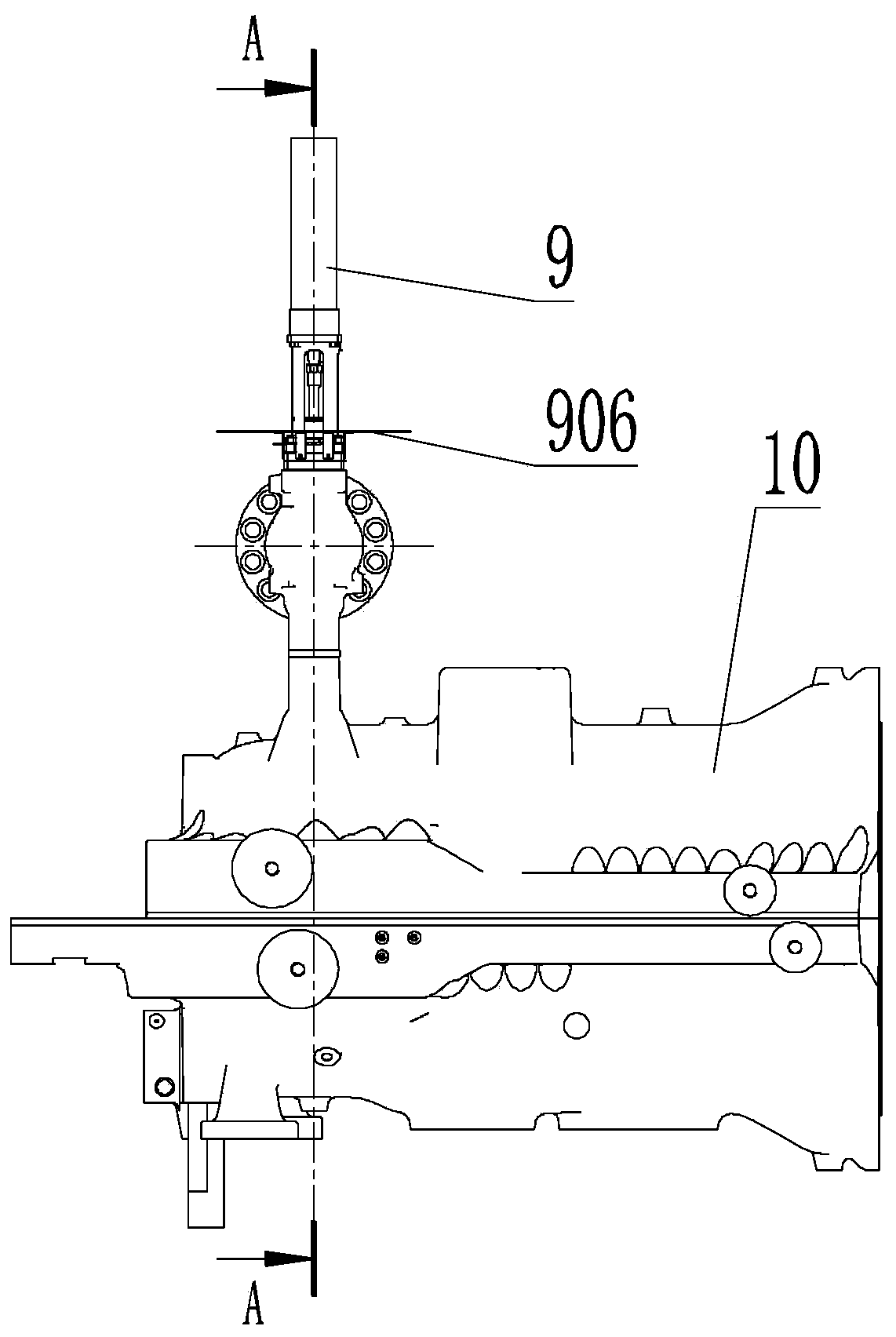 Steam turbine independent control high-pressure main steam regulating valve