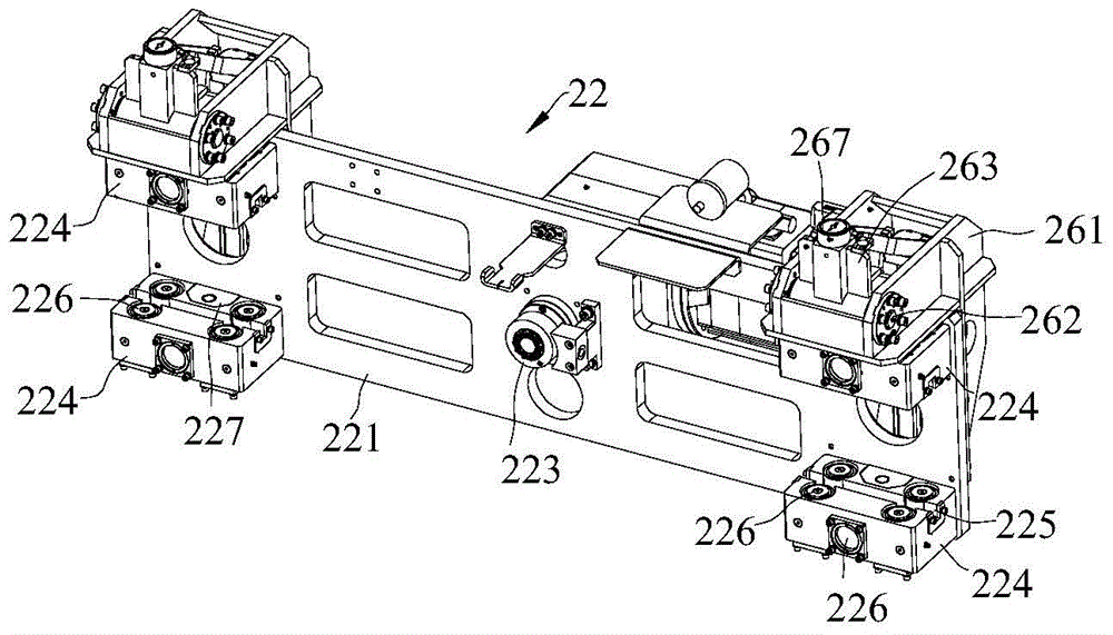 A fixture storage switching system