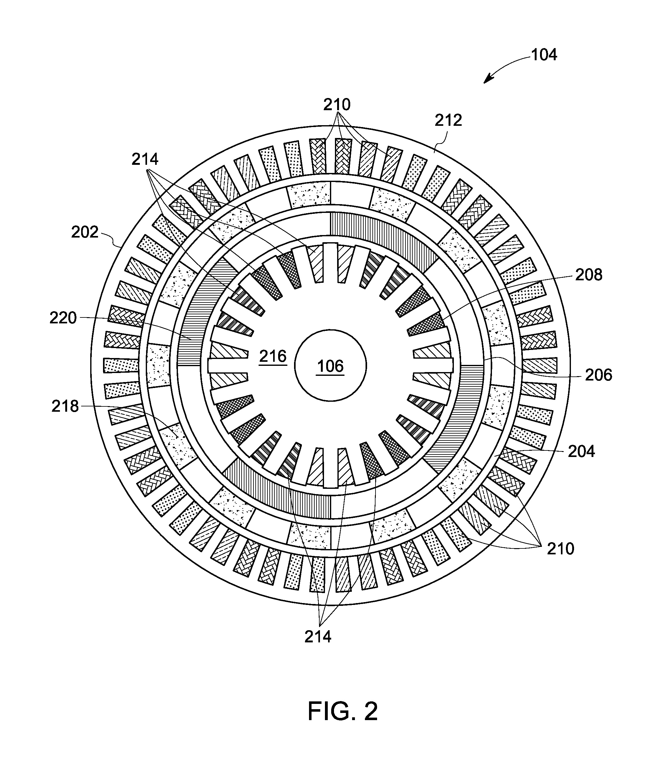 Variable speed electric machine and method for generating electric energy