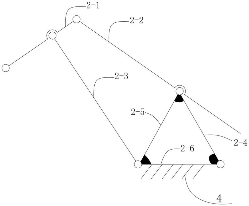 A connecting rod type rock confining pressure applying device and rock sample block confining pressure applying method