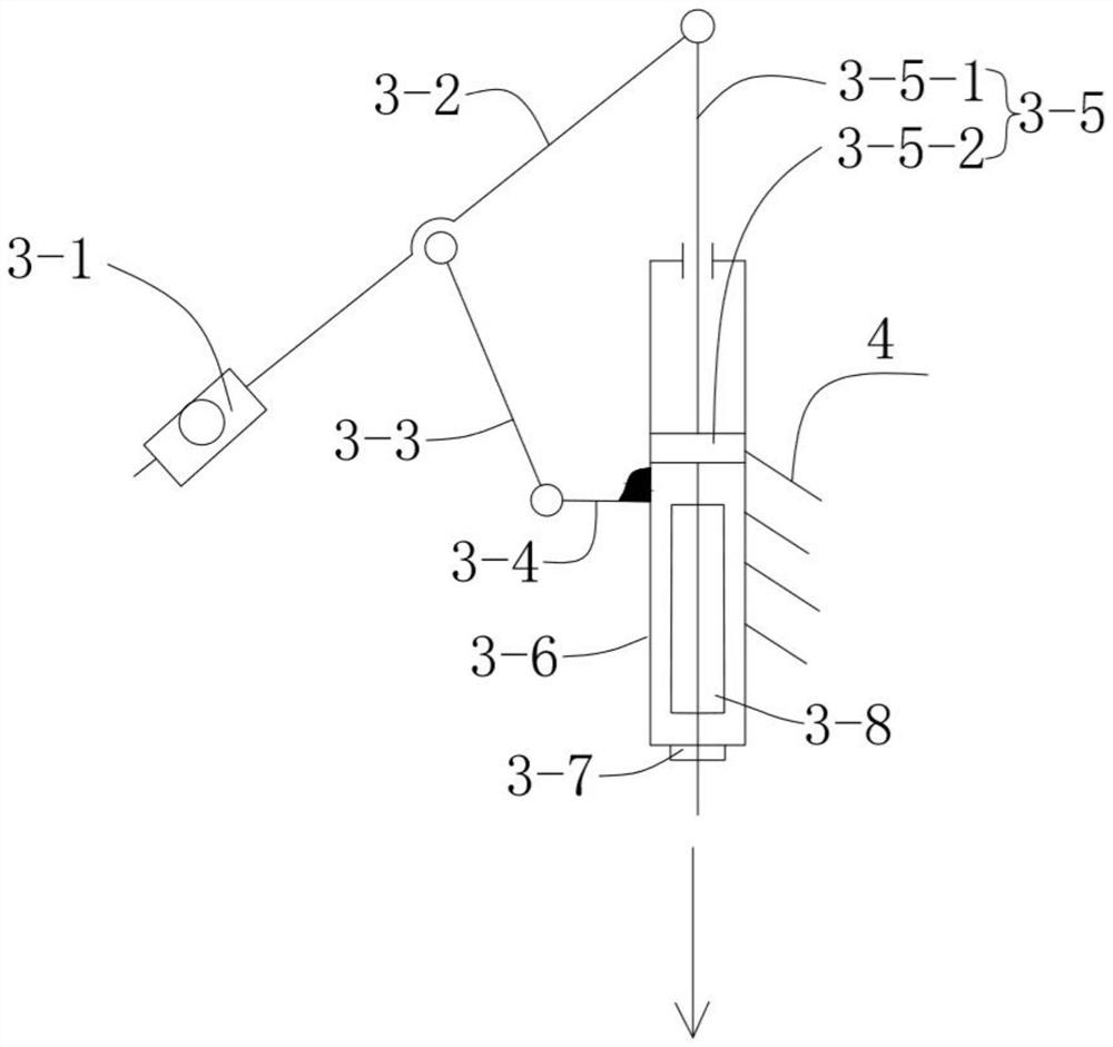 A connecting rod type rock confining pressure applying device and rock sample block confining pressure applying method