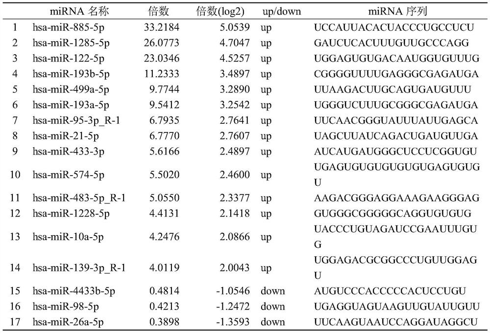 A miRNA composition for predicting chronic hepatitis B inflammatory damage
