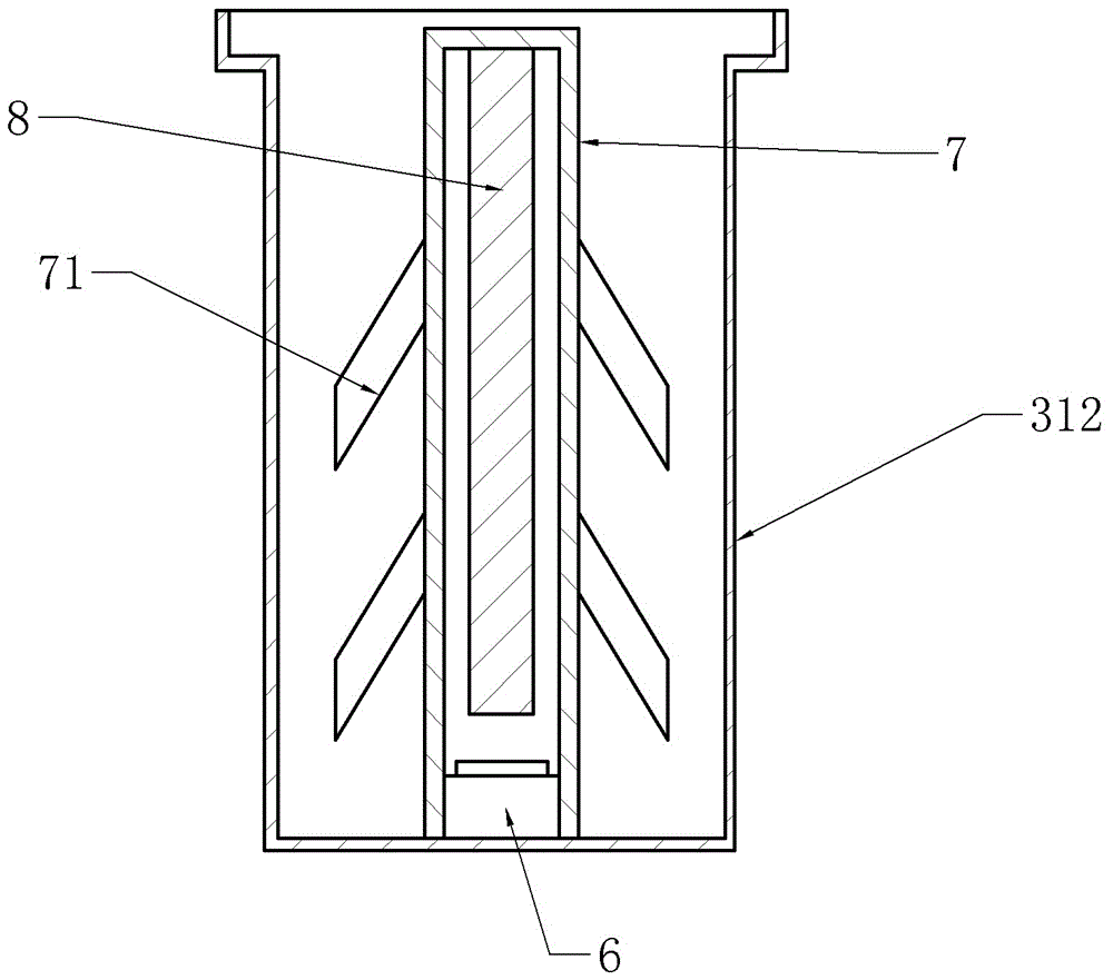 Material proportioning device for producing carbon brushes