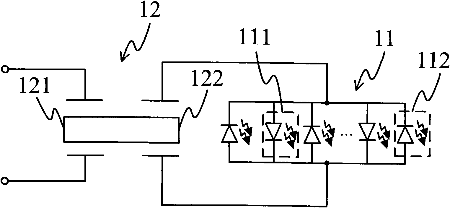 Lighting device for driving light-emitting diode by using insulated piezoelectric transformer