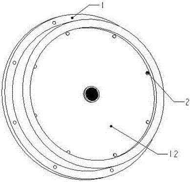 Torsional vibration reducing device based on hydraulic damping cam