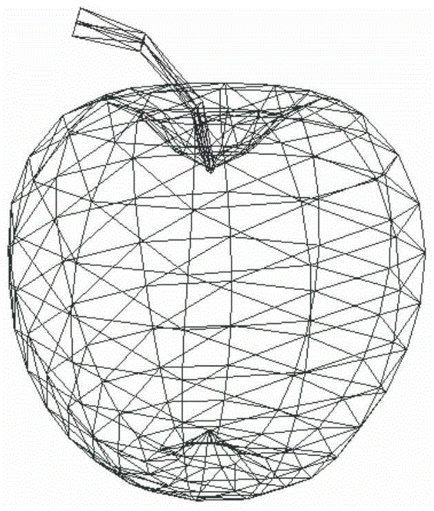 Method and system for three-dimensional reconstruction of leaves and fruits in fruit tree canopy
