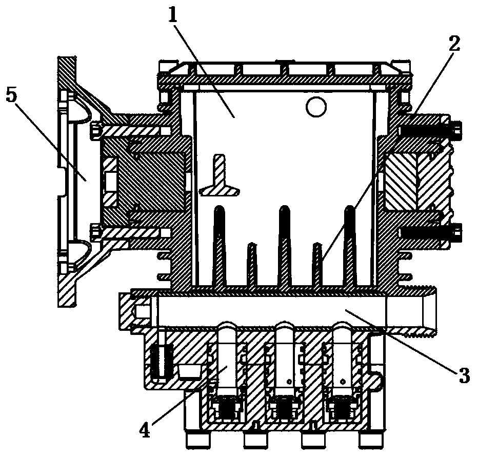 Efficient water-cooling high-pressure pump