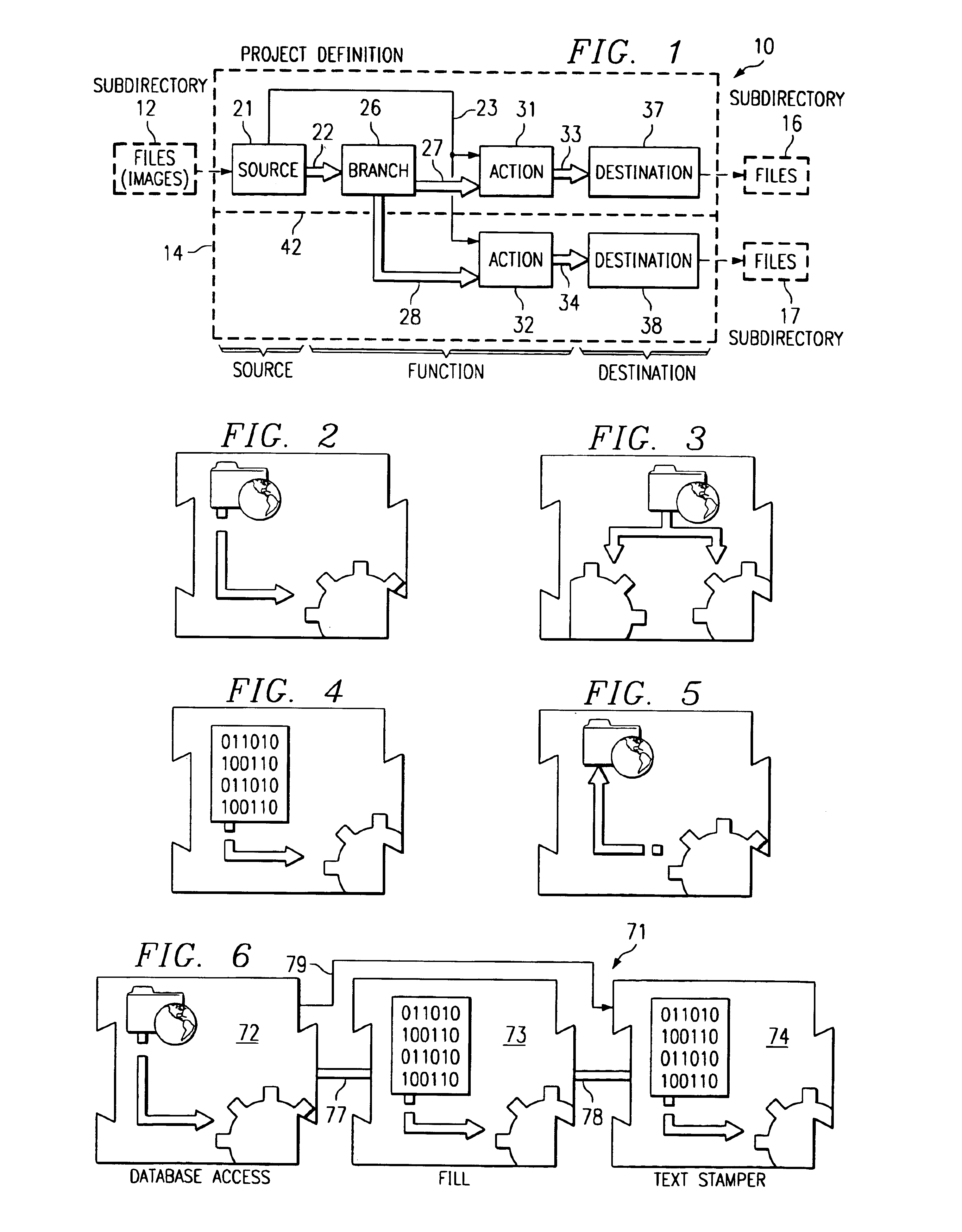 Method and apparatus for obtaining and storing data during automated data processing