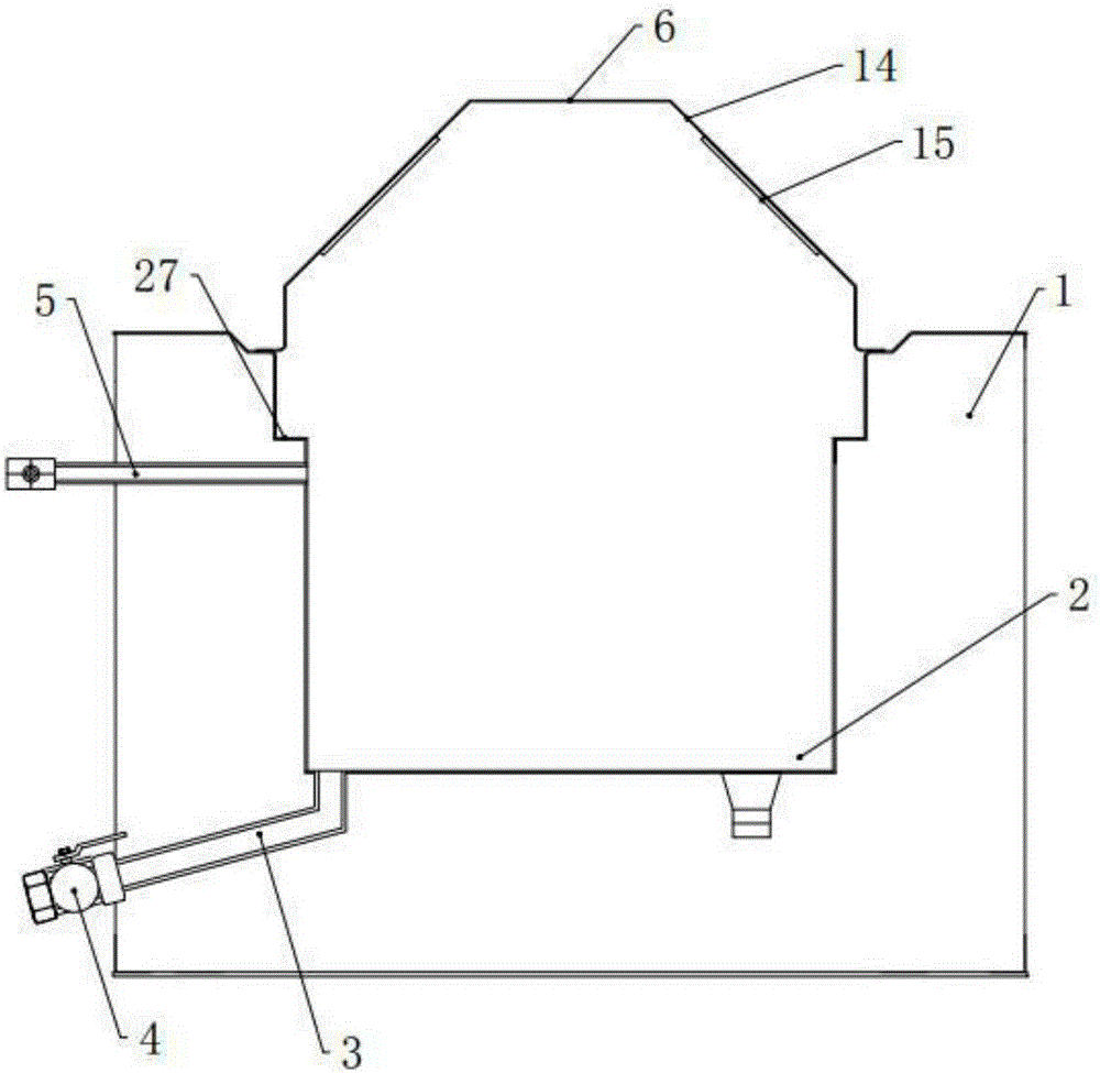 Device for removing aluminum sticking to hub mold