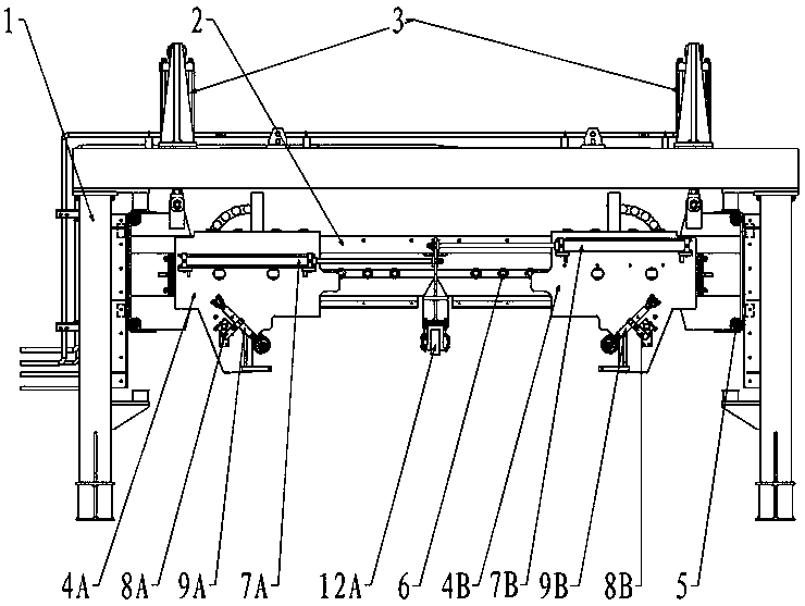 Casting blank arc angle forming device