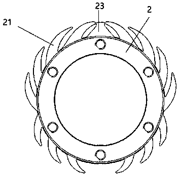 Elastic speed reducer