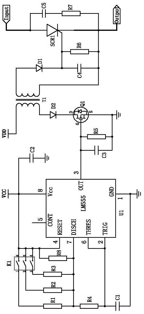 Power supply aging test circuit