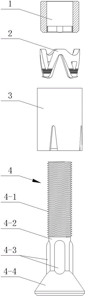 An anchor bolt expansion sleeve and its manufacturing method