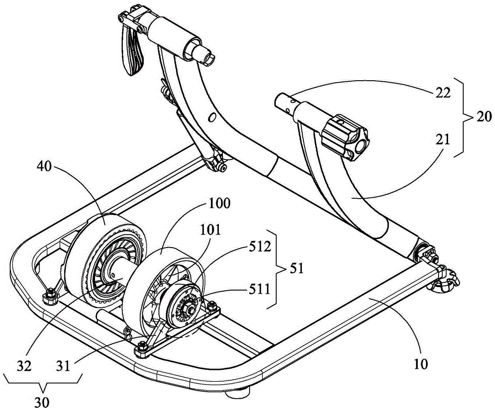 Electromagnetic braking type bicycle training instrument and resistance control method thereof