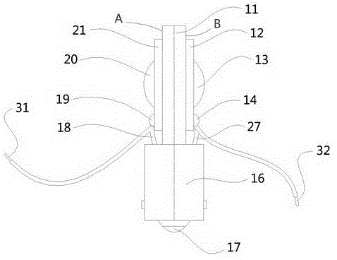 Daytime-driving steering lamp